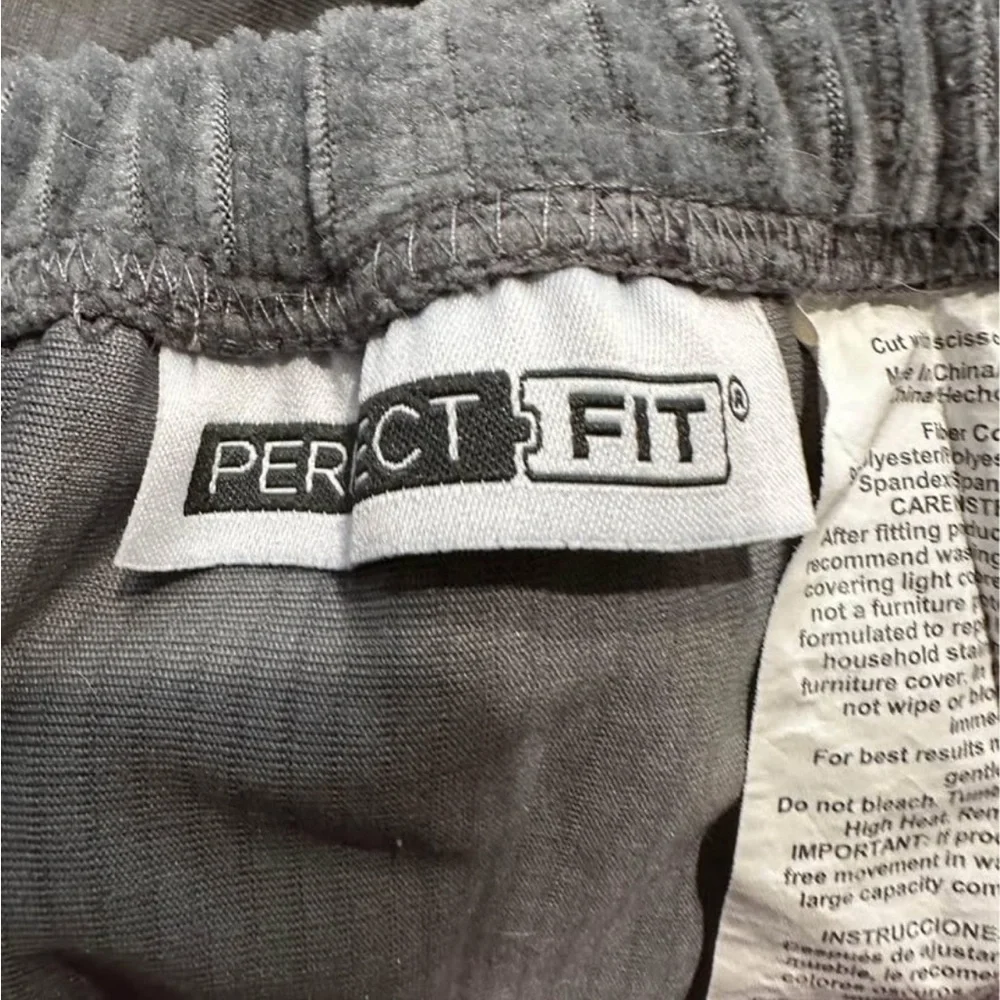 Perfect fit loveseat slip cover in gray